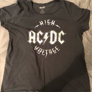 Juniors AC/DC high voltage TShirt